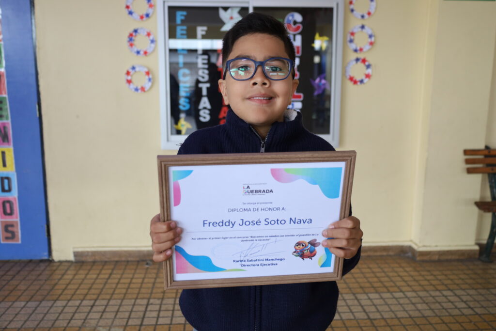 Freddy Soto, 2° básico